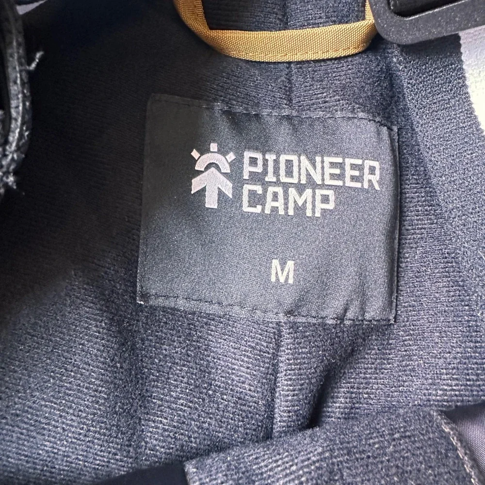 Pioneer Camp Ski Snow Pants Mens M Suspender Waterproof Tan Brown Modern Winter